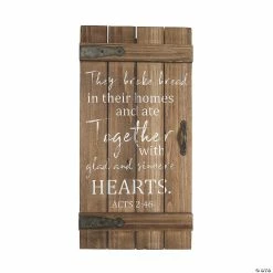 Outlet 𧨠They Broke Bread In Their Home Wall Sign π₯