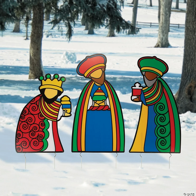 Best Sale π Three Wise Men Outdoor Yard Stakes - 3 Pc. π 1 Best Sale π Three Wise Men Outdoor Yard Stakes - 3 Pc. π