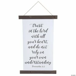 Best Pirce 👏 Trust in the Lord Scroll Sign 😍