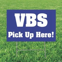 Deals 😀 VBS Pick Up Yard Sign 😀